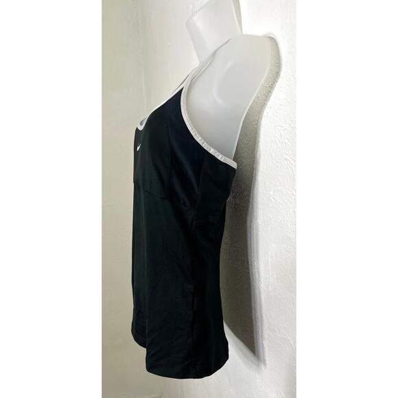 Nike Girls RACERBACK Tankini Top, Black, Medium - Picture 3 of 8